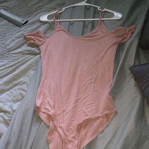 pink one piece tank top